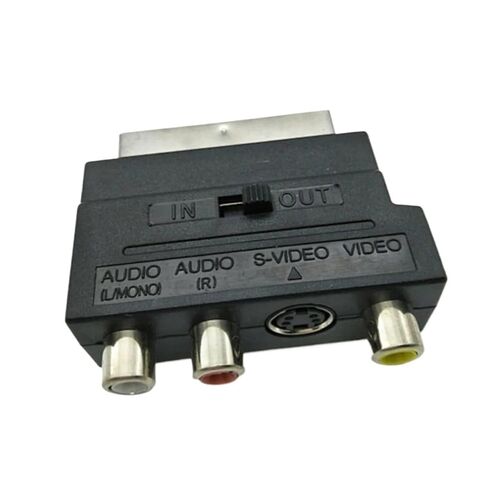 محول تلفزيون RGB Scart إلى 3RCA S-Video AV أو جهاز عرض تلفزيوني ومسجل DVD للفيديو in Kuwait