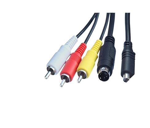 ForSony Camer VMC-30FS AV الحبل 10-Pin DV موصل إلى 3RCA S-Video DCR Handycam كاميرا الفيديو كاميرا رقمية VMC-15FS A/V Line in Kuwait
