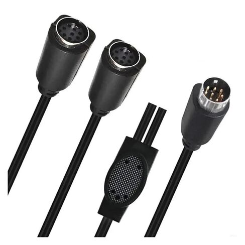 M1ni Din 8-Pin Splitter Y سلك محول 8 محفور السمعي/الفيديو S-Video فك التشفير الحبل 50 سنتيمتر in Kuwait