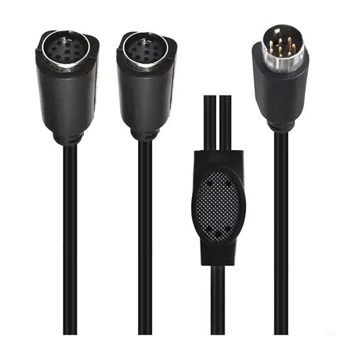 M1ni Din 8-Pin Splitter Y سلك محول 8 محفور السمعي/الفيديو S-Video فك التشفير الحبل 50 سنتيمتر in Kuwait