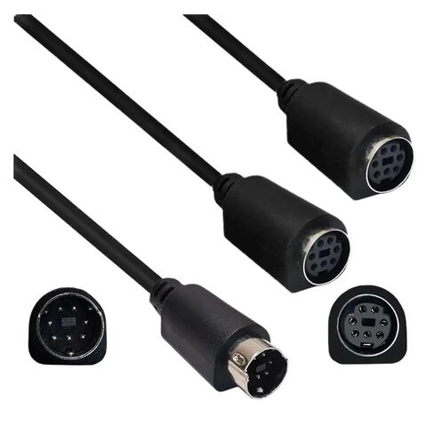 1/2 ذكر/أنثى 7PIN S سلك طرفي، M1ni DIN 7-core وفيديو، جهاز فك التشفير in Kuwait