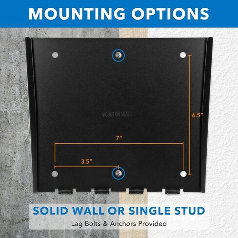 Mount-It! Low Profile Fixed TV Wall Mount – Ultra Slim Flush Design for 23–42 Inch Screens – Fits VESA 200x200 – Heavy-Duty Steel – 66 lb Capacity – 0.7 Inch Wall Clearance – Black in Kuwait