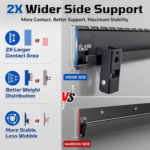 Auoace No Stud TV Wall Mount for 32–70 Inch TVs up to 130 lbs in Kuwait