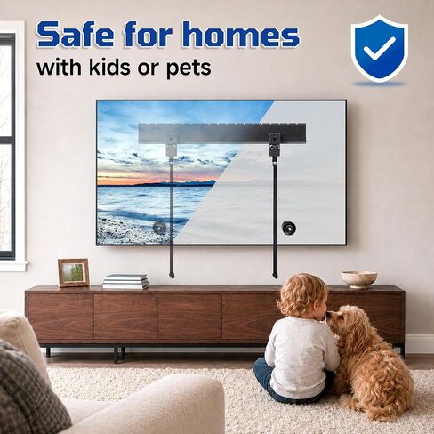 Auoace No Stud TV Wall Mount for 32–70 Inch TVs up to 130 lbs in Kuwait