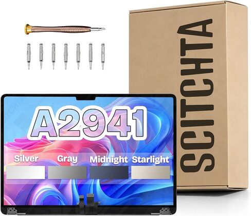A2941 A3114 Screen Replacement for MacBook Air M2 M3 2023 2024 Space Gray in Saudi Arabia