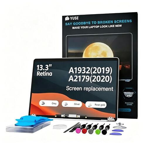 Screen Replacement for MacBook Air 13.3" A1932 2019/A2179 2020 Display-Gold in Saudi Arabia