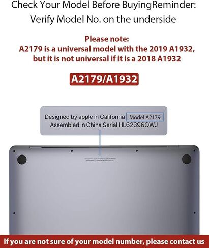 Screen Replacement for MacBook Air 13.3" A1932 2019/A2179 2020 Display-Gold in Saudi Arabia