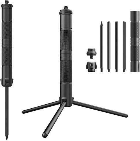 Durability Outdoor Aluminum Tripods with Triple Leg Light Weight Light Stand for Camping Photography Regulable Height Outdoor Tripods in Saudi Arabia