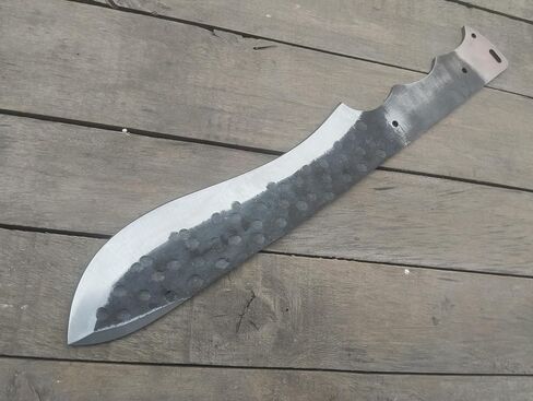 Hand Crafted High Carbon 14" Stainless Steel Forged Jungle Machete, Blank blade, Hunting Knife Machete, DIY Knife making Kit, Outdoor, EDC, Survival, Camping, Best Gift For all. Mac in Saudi Arabia
