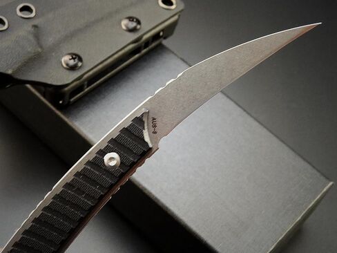 C1394 Fixed Blade Knife, AUS-8 Stonewashed Steel Blade G10 Handle EDC Tool Knife for Outdoor Survival Hiking Camping with Kydex Sheath(Silver) in Saudi Arabia