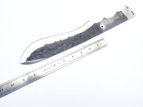 Hand Crafted High Carbon 14" Stainless Steel Forged Jungle Machete, Blank blade, Hunting Knife Machete, DIY Knife making Kit, Outdoor, EDC, Survival, Camping, Best Gift For all. Mac in Saudi Arabia