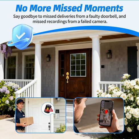 4 عبوات بطارية بديلة بقدرة 6040 مللي أمبير في الساعة مع محطة شاحن متوافقة مع Ring-Doorbell 2/3/3 Plus/4، ضوء غامر بالطاقة الشمسية in Kuwait