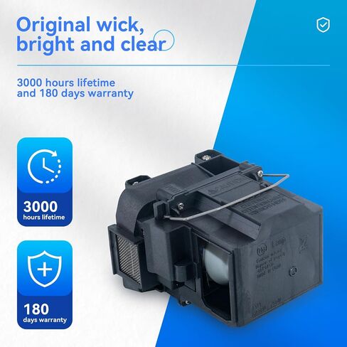 for Epson elplp85 PowerLite Home Cinema 3000 3100 3200 3500 3600e 3700 3800 3900 EH-TW6600 EH-TW6600W EH-TW6700 EH-TW6700W EH-TW6800 EH-TW7000 EH-TW7100 Projector Replacement Lamp Bulb in Saudi Arabia