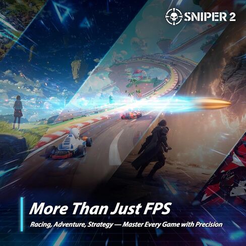 Brook Sniper 2 Keyboard and Mouse Adapter for PS5 PS4 Xbox Series X|S Xbox One Switch Switch 2 PC Mobile – RGB Lighting, Smart Macro, Controller Tuning, OTA Update in Saudi Arabia
