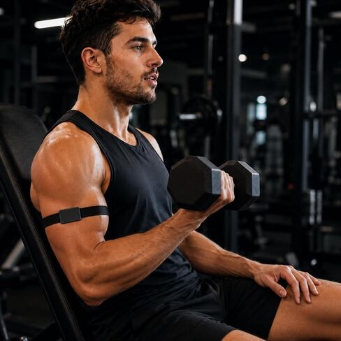 Bicep Band Compatible with Amazfit Helio Strap, 38cm Breathable Nylon Band in Kuwait