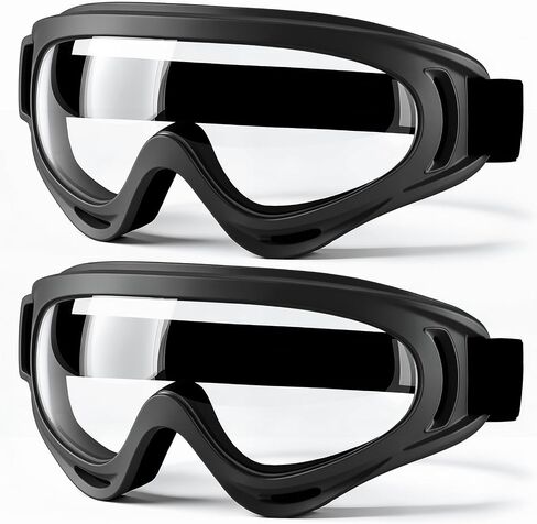 MAMBAOUT Airsoft Tactical Goggles, 2-Pack Outdoor Sports Military Tactical Shooting Goggles, Anti-Fog in Kuwait
