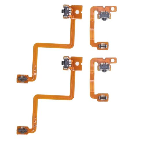L R Cable Replacement Set for 3DS Gaming Console 2 Units Durable PVC for Enhanced Performance in Saudi Arabia