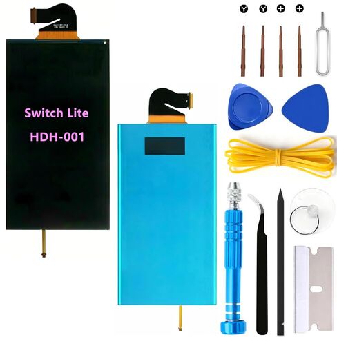 5.5" For Nintendo Switch Lite Screen Replacement Switch Lite HDH-001 Display Assembly with Repair Tools (Only LCD Screen) in Kuwait
