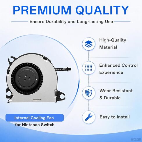 Replacement Internal Cooling Fan for Nintendo Switch HAC-001 Console in Saudi Arabia