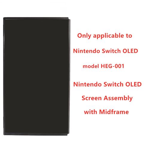7.0" For Nintendo Switch OLED Screen Replacement Switch OLED HEG-001 2021 LCD Touch Display Screen Digitizer Assembly with Midframe & Repair Tools in Kuwait
