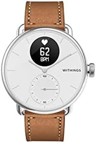 Withings - Premium Leather Wristband for ScanWatch, Steel HR, Steel HR Sport, Move ECG, Move and Steel in Saudi Arabia