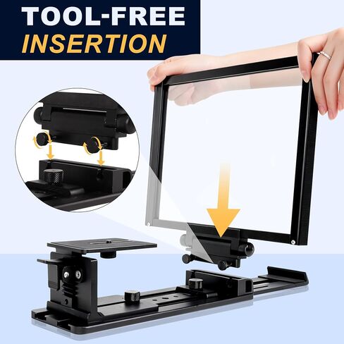 12" Portable Teleprompter for Tablet & DSLR Camera with APP Remote in Saudi Arabia