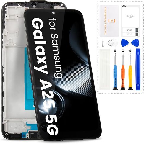 Screen Replacement for Samsung Galaxy A25 5G LCD with Frame in Kuwait
