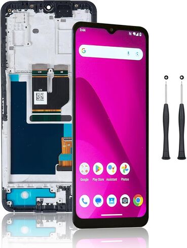 Fit for T-Mobile Revvl 7 5G LCD Screen Replacement - 6.58" Display Assembly with Touch Digitizer, Frame & Repair Tools for TMRV075G, Revvl 7 LCD Replacement in Saudi Arabia