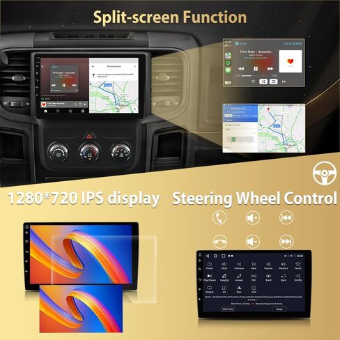 Android 13 Car Radio for Dodge Ram 1500/2500/3500 2013-2019 [4Core+32GB] in Saudi Arabia