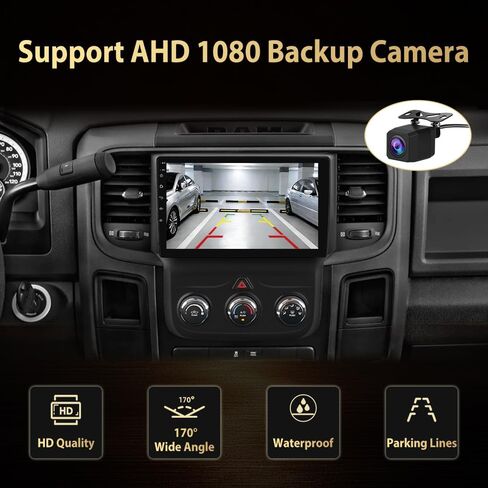 Android 13 Car Radio for Dodge Ram 1500/2500/3500 2013-2019 [4Core+32GB] in Saudi Arabia