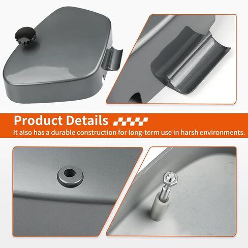 الجانب الأيمن غطاء صندوق البطارية ث/الترباس لهوندا CT90 CT110 C70M CA100 CA102 CA105 CT200 1963-1986 83600-102-000CB in Kuwait
