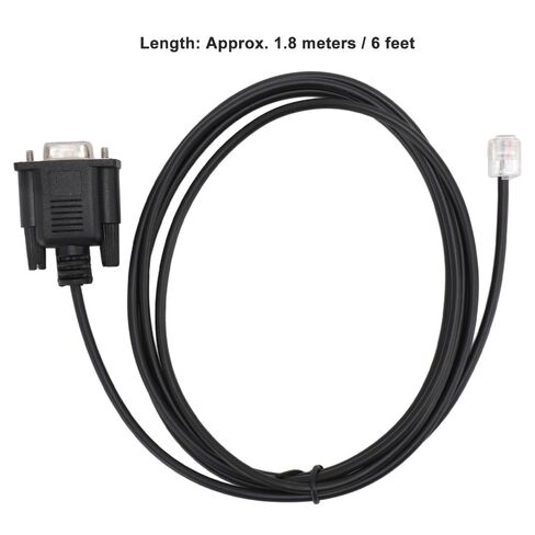 كابل وحدة تحكم تسلسلي PVC DB9 RS232 إلى RJ11 6P4C كابل توصيل وتشغيل احترافي مضاد للتداخل لاتصال وحدة التحكم APC AP7800 AP7900 940‑0144A in Kuwait