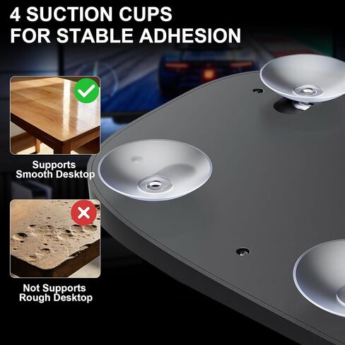 Crotrain Steering Wheels Stand for PS5 Controllers Driving Games, PS5 Gaming Racing Wheel Holder with 4 Table Suction Cup and Fixed Bracket for Sony Playstation 5 Dualsense Controller in Saudi Arabia