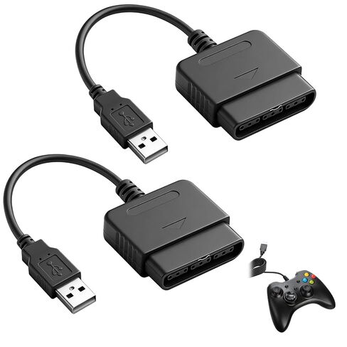 2Pcs PS2 Controller to USB Controller Adapter, Converter Cable in Kuwait