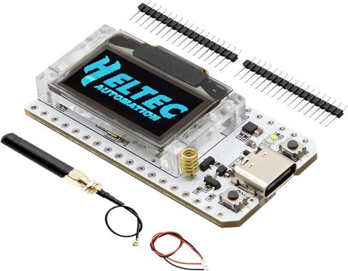 ESP32 LoRa V3 Development Board - WiFi, Bluetooth, Dual Core SX1262 CP2102 Chip, 0.96" OLED Display & Antenna for Meshtastic Arduino in Kuwait