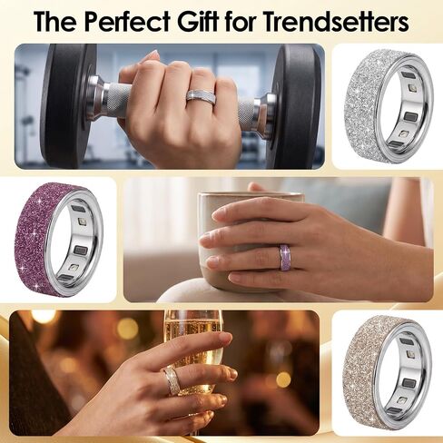 12 Pack Bling Skin Protector for Oura Ring Gen 3/4, Ultra-Thin Cover Accessories Anti-Scratch Protective Stickers for Oura Ring 3/4 in Kuwait