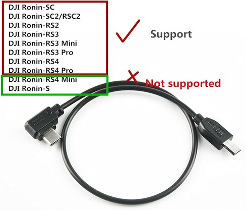 USB-C to Multi Camera Control Cable for DJI Ronin SC/SC2/RS2/RS3/RS4/RS4 Pro, Compatible with Sony A7/A7R/A7S Series, 13.8in in Saudi Arabia