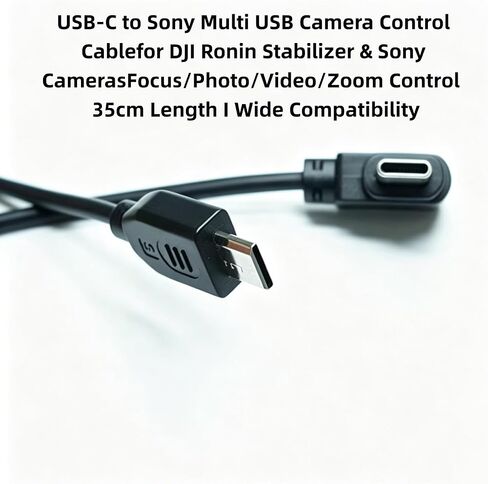 USB-C to Multi Camera Control Cable for DJI Ronin SC/SC2/RS2/RS3/RS4/RS4 Pro, Compatible with Sony A7/A7R/A7S Series, 13.8in in Saudi Arabia