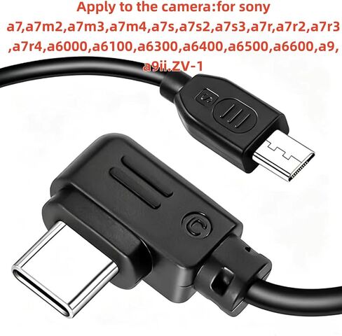 USB-C to Multi Camera Control Cable for DJI Ronin SC/SC2/RS2/RS3/RS4/RS4 Pro, Compatible with Sony A7/A7R/A7S Series, 13.8in in Saudi Arabia