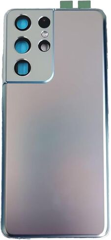 Galaxy S21 Ultra Back Glass Cover Replacement for Samsung Galaxy S21U S21 Ultra 5G SM-G998B G998U G998U1 G998W Housing Door with Camera Glass Lens Pre-Install Tapes + repair Tool Kits (Phantom Silver) in Saudi Arabia