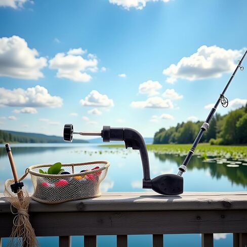 Fishing Reel Handle, Universal Plastic Power Handle, Fishing Reels Crank Rock Arm Spinning Wheel Grasp Reels and Accessories，Spinning Reel Handle in Saudi Arabia