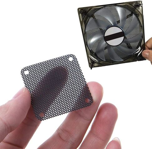 40x40mm Filter for Computer Cooler Fan, Fan Mesh Cooler Filter PVC Cover Computer Mesh Adapter Cable Connector Expander Splitter Cable Converter Controller Card Module Board in Saudi Arabia