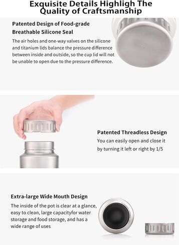 Keith Titanium Water Bottle Lightweight Wide Mouth Camping Water Bottle Cup Hiking Climbing Cycling with Storage Bag (30oz Ti3035) in Saudi Arabia