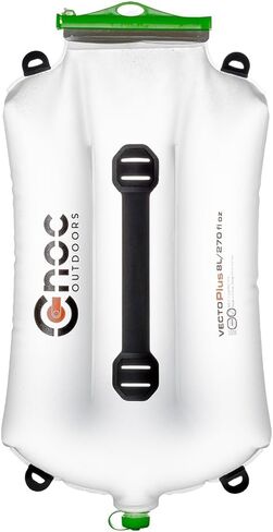 VectoPlus Six Liter 28mm Water Collection and Filtration Bag - Large Carrying Capacity for Group Trips and Long Term Water Storage - Wide Slider Opening for Easy Collection - Durable in Saudi Arabia