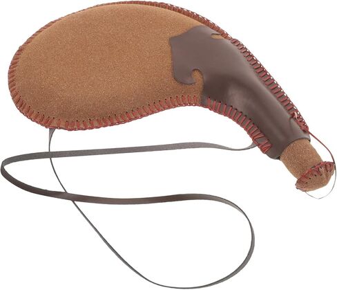 Healeved Leather Bota Bag 1L Wine Skin Flask for Camping Hiking Costume in Saudi Arabia