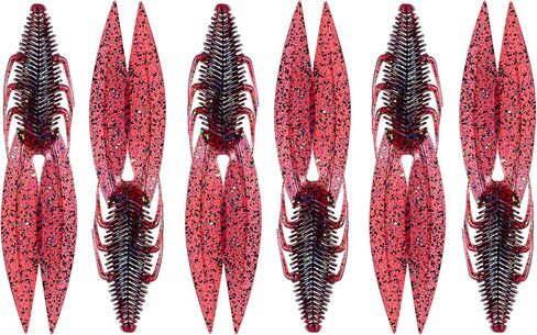 6th Sense – Bodega – Soft Plastic Creature Bait – Bass Fishing – Twin Ridge Tail Action – Multiple Sizes – Made in the USA in Saudi Arabia