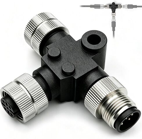 Marine-Grade NMEA 2000 T Connector (N2K), Saltwater-Resistant Brass Nuts in Kuwait