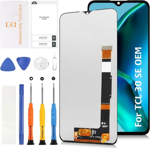 Original for TCL 30 SE 6.52" LCD Screen Replacement T671E T671H T671J T671K LCD Display Touch Digitizer Screen Assembly with Repair Tools in Saudi Arabia