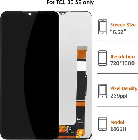 Original for TCL 30 SE 6.52" LCD Screen Replacement T671E T671H T671J T671K LCD Display Touch Digitizer Screen Assembly with Repair Tools in Saudi Arabia