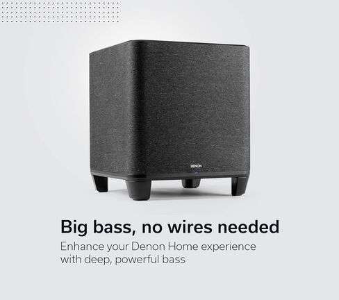 Denon Home Sound Bar 550 + Wireless Subwoofer Bundle (HEOS Built-in) – Dolby Atmos 3D Audio, Wi-Fi/Bluetooth Streaming, Alexa, AirPlay 2, & Multi-Room Support in Saudi Arabia